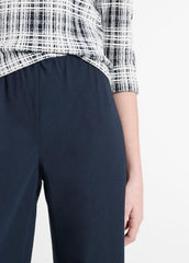 Cotton-Blend High-Waist Bias Pant in Wide Leg | Vince for sale