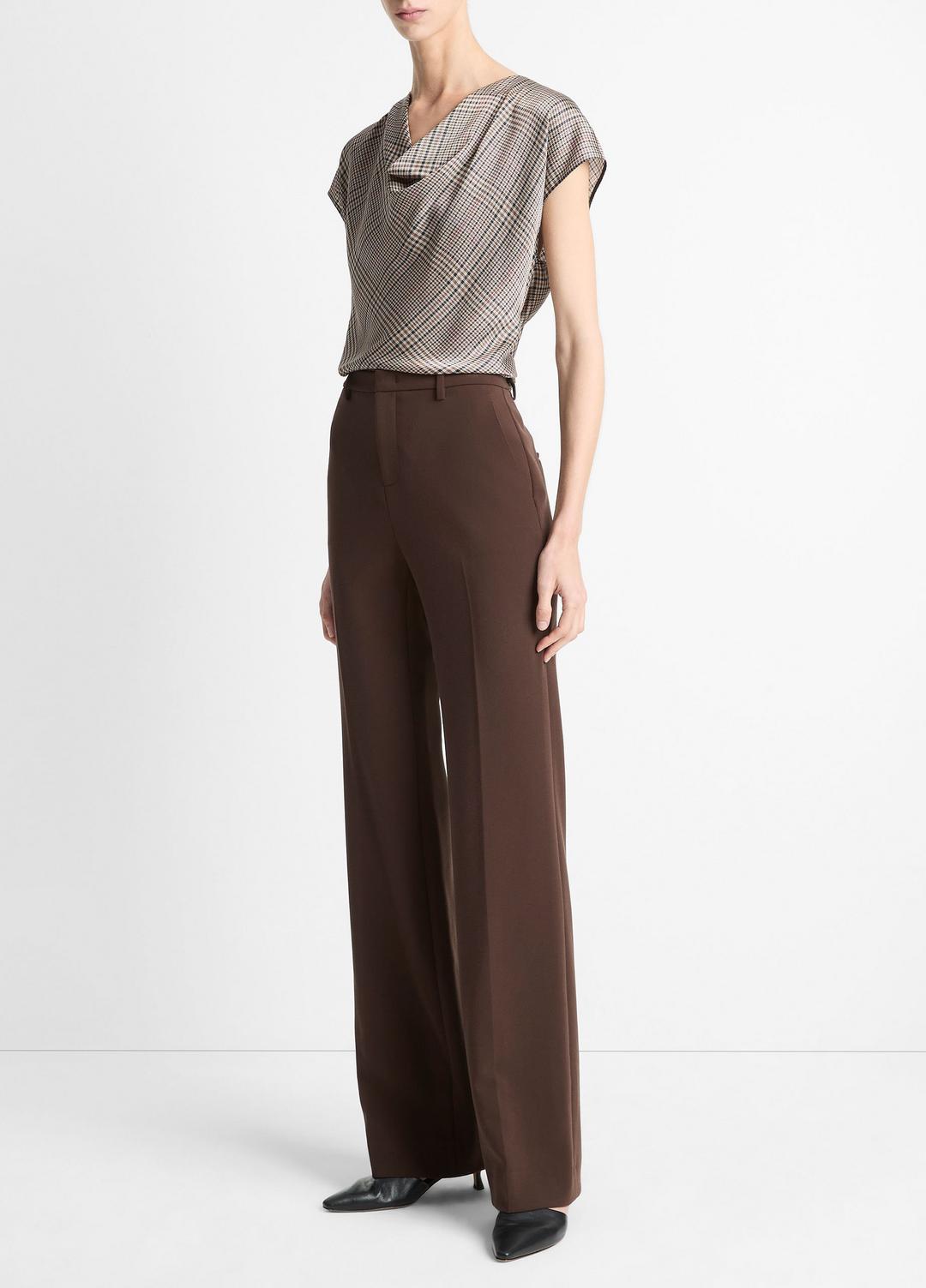 Mid-Rise Tailored Flare Pant in Trousers | Vince on sale