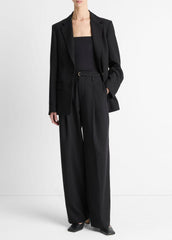 High-Waist Pleated Trouser in Trousers | Vince US