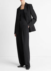 High-Waist Pleated Trouser in Trousers | Vince US