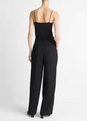 High-Waist Pleated Trouser in Trousers | Vince US