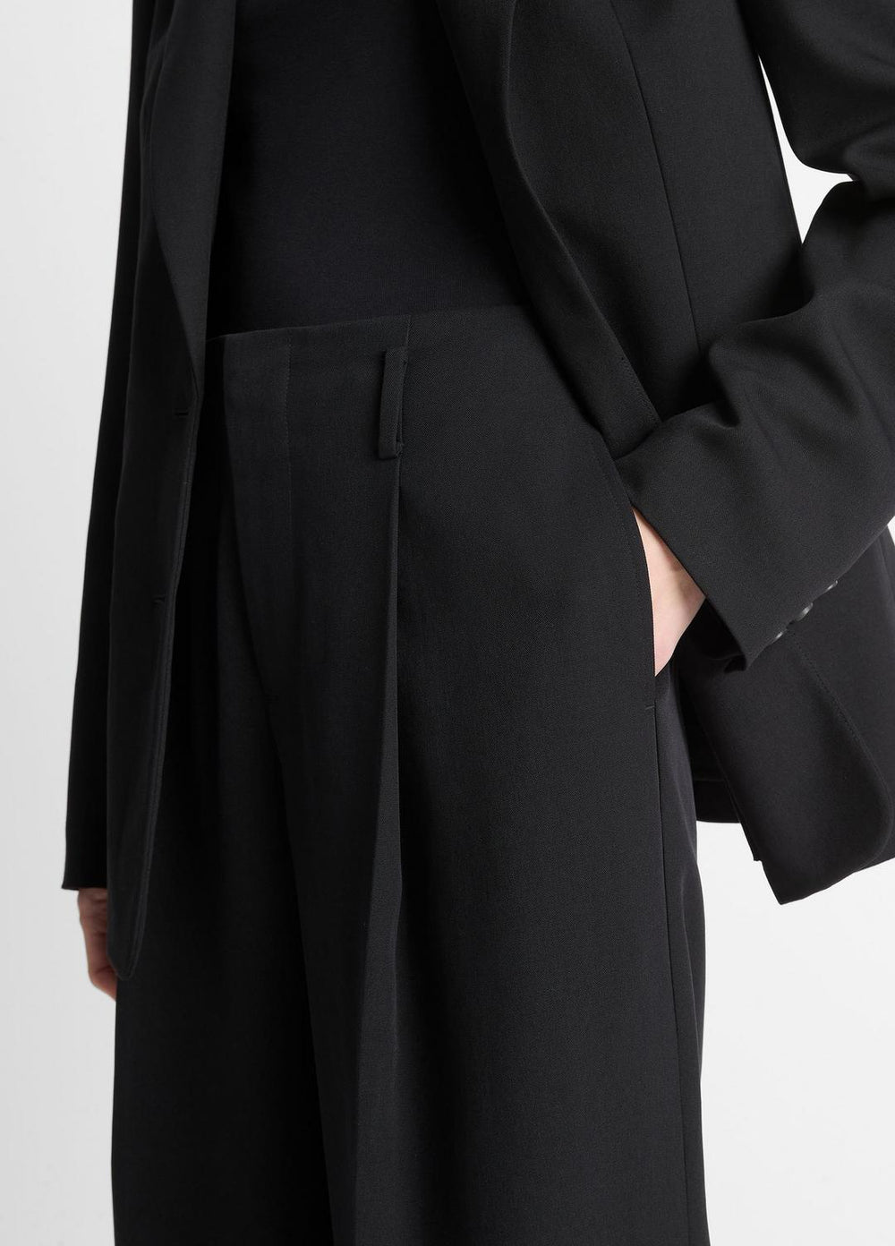 High-Waist Pleated Trouser in Trousers | Vince US