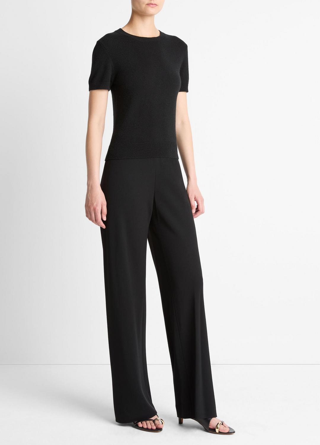Colette High-Rise Crepe Bias Pant in Trousers | Vince discount