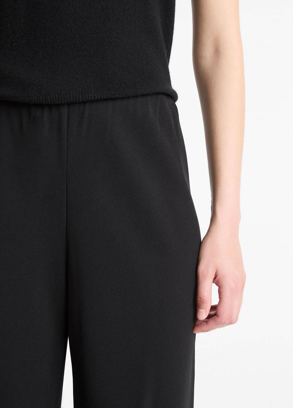 Colette High-Rise Crepe Bias Pant in Trousers | Vince discount