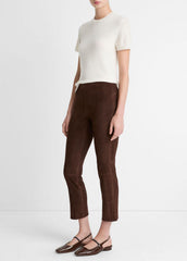 Suede Split-Hem Cropped Pant in Leggings | Vince for sale