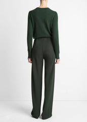 Colette High-Rise Crepe Bias Pant in Trousers | Vince US