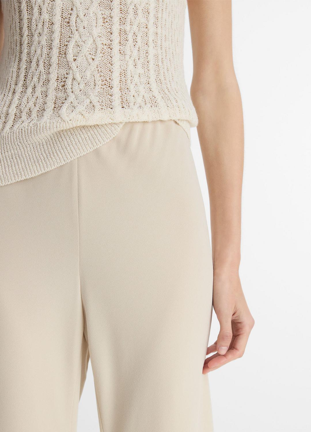 Colette High-Rise Crepe Bias Pant in Trousers | Vince Online