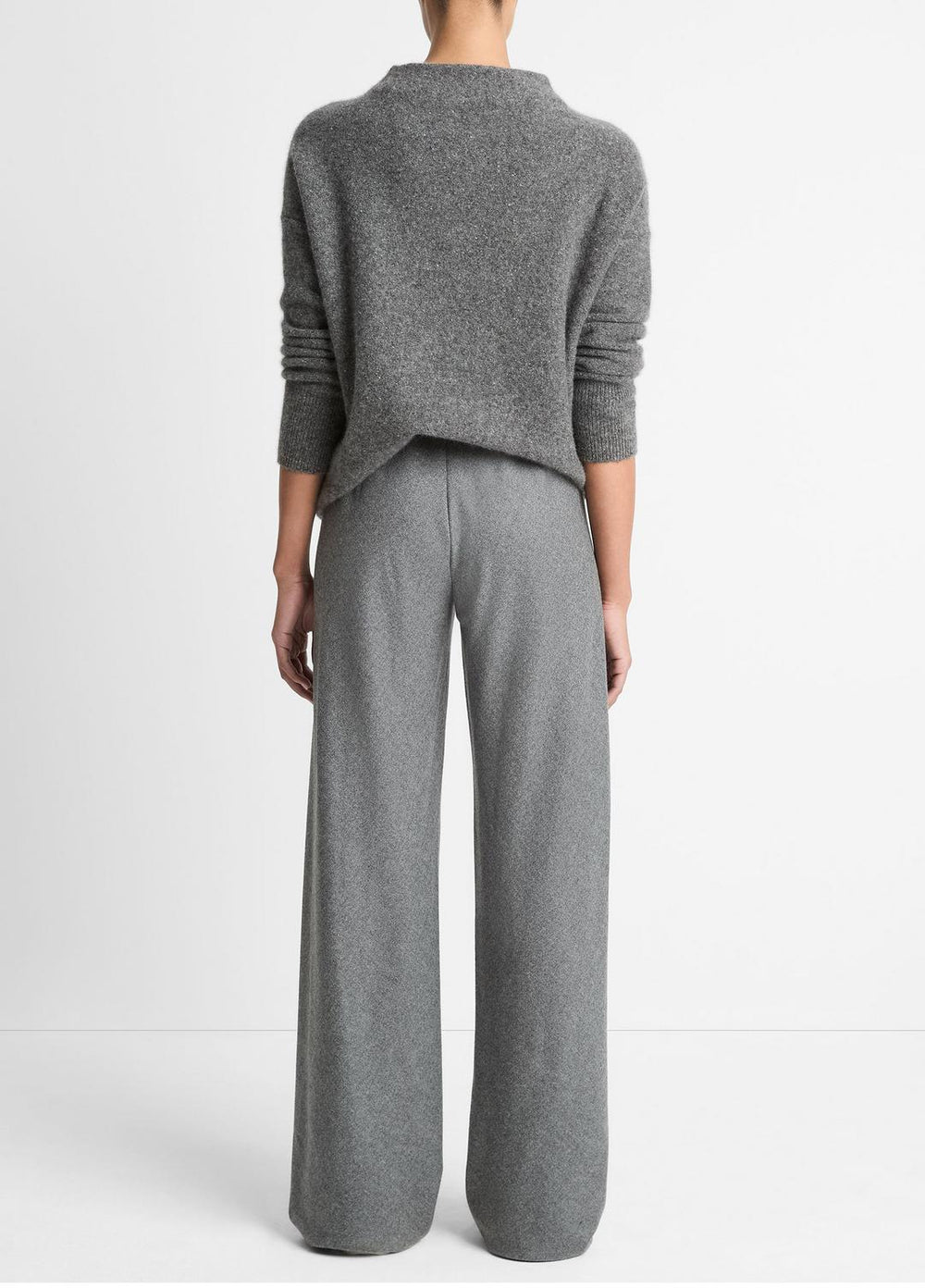 Italian Wool-Blend High-Waist Bias Pant in Trousers | Vince near me