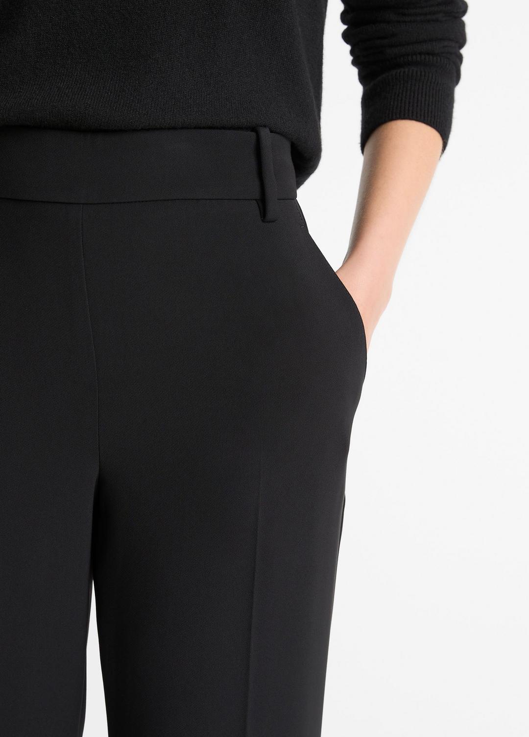 Crepe Tapered Pull-On Pant in Trousers | Vince US