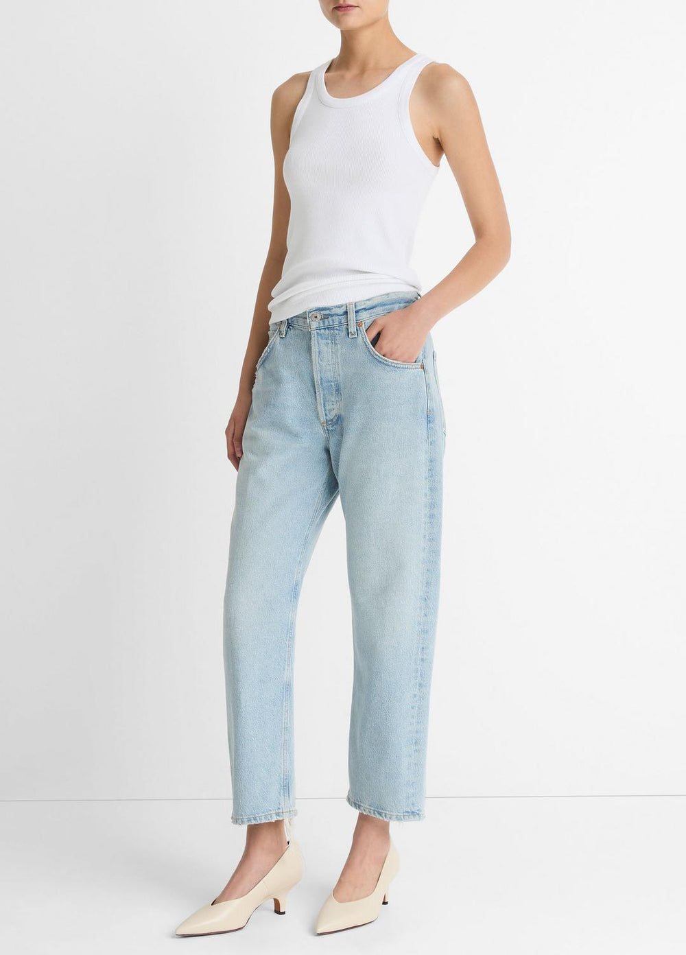 Citizens of Humanity Winslow Low-Rise Boyfriend Jean in Denim | Vince near me