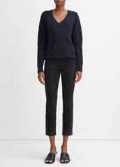 Stretch Suede Split Hem Crop Legging in Leggings | Vince for sale