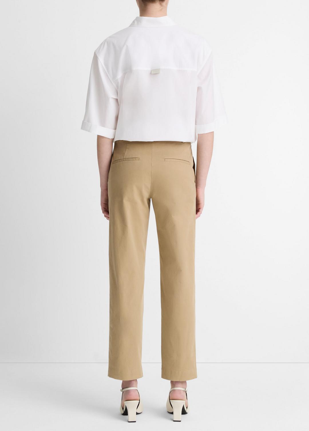 Avery Mid-Rise Italian Stretch-Cotton Chino Pant in Trousers | Vince on sale
