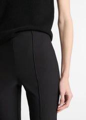 Niki Mid-Rise Pintuck Crop Flare Pant in Trousers | Vince US