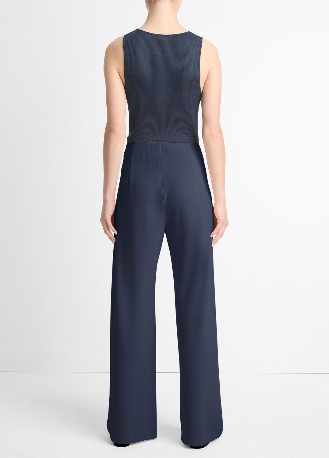 Colette High-Rise Crepe Bias Pant in Trousers | Vince near me