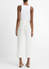 Grace Mid-Rise Linen-Blend Pull-On Pant in Trousers | Vince sale