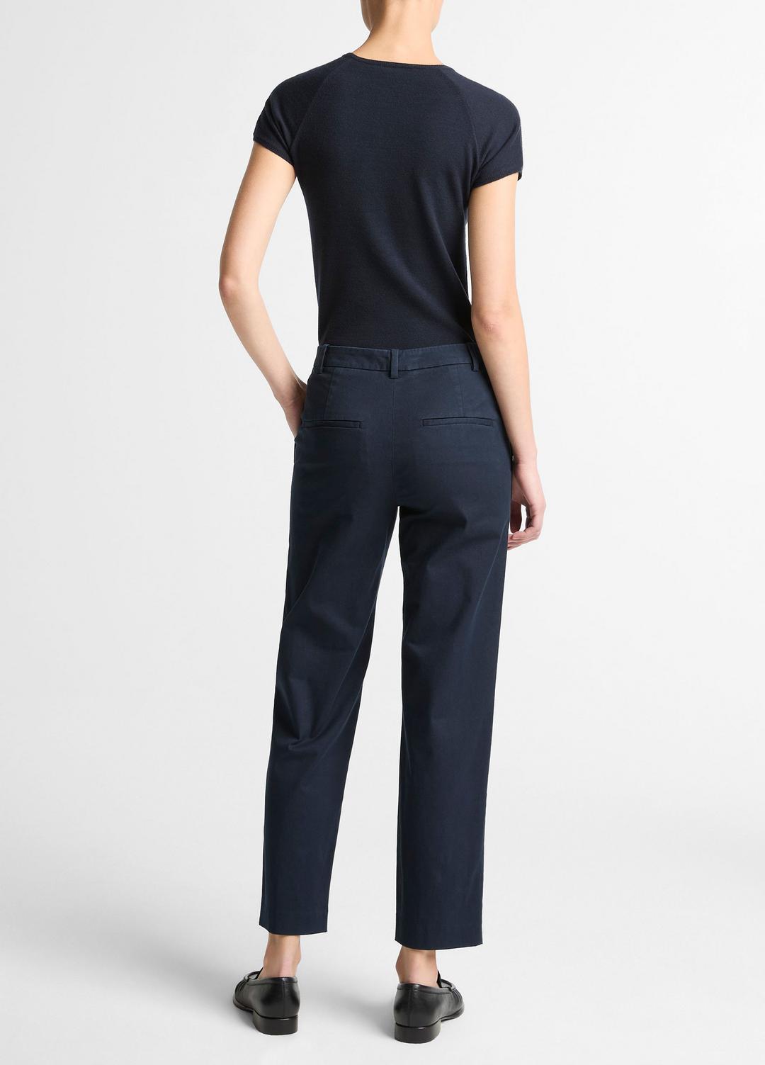 Avery Mid-Rise Italian Stretch-Cotton Chino Pant in Trousers | Vince sale
