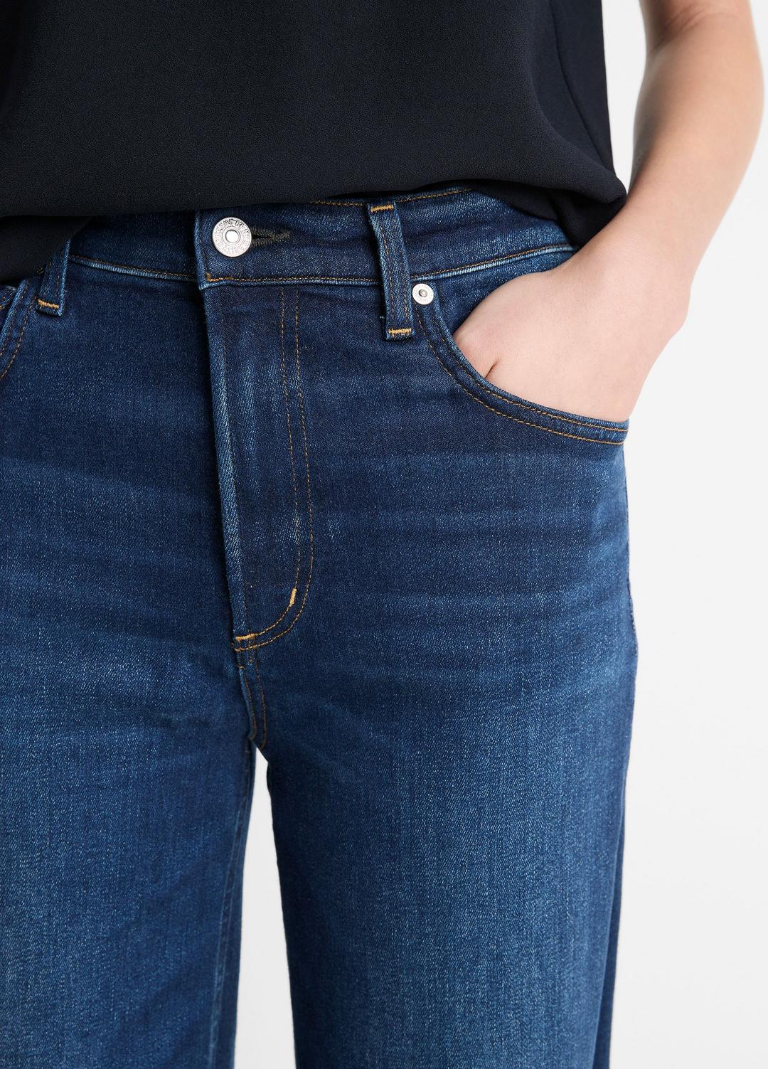 Citizens of Humanity Lyra Wide-Leg Crop Clean-Hem Jean in Denim | Vince for sale