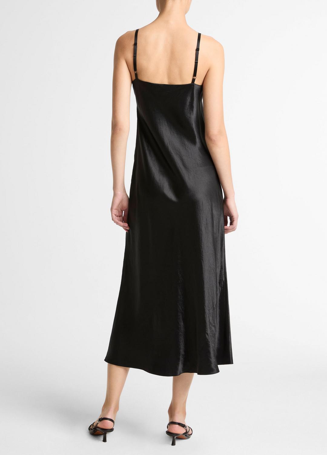 Satin V-Neck Slip Dress in Dresses | Vince for sale