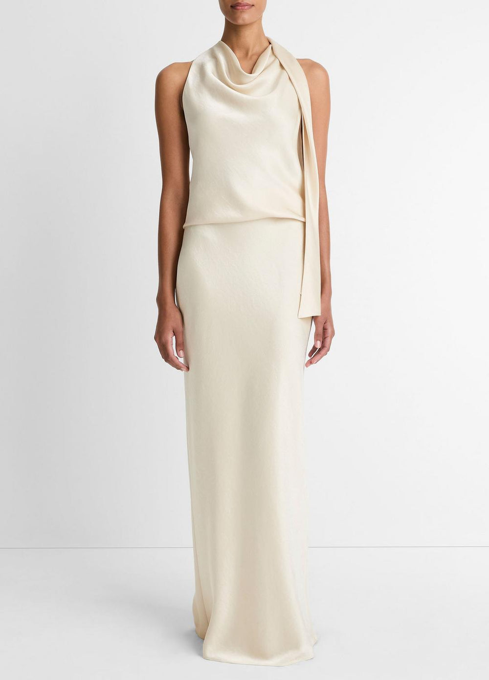 Satin Bias Column Skirt in Skirts | Vince near me