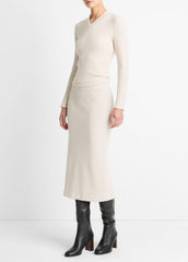Cozy Rib Midi Skirt in Skirts | Vince for sale