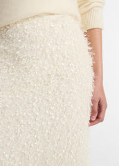 Feathery-Fringe Knee Skirt in Skirts | Vince on sale