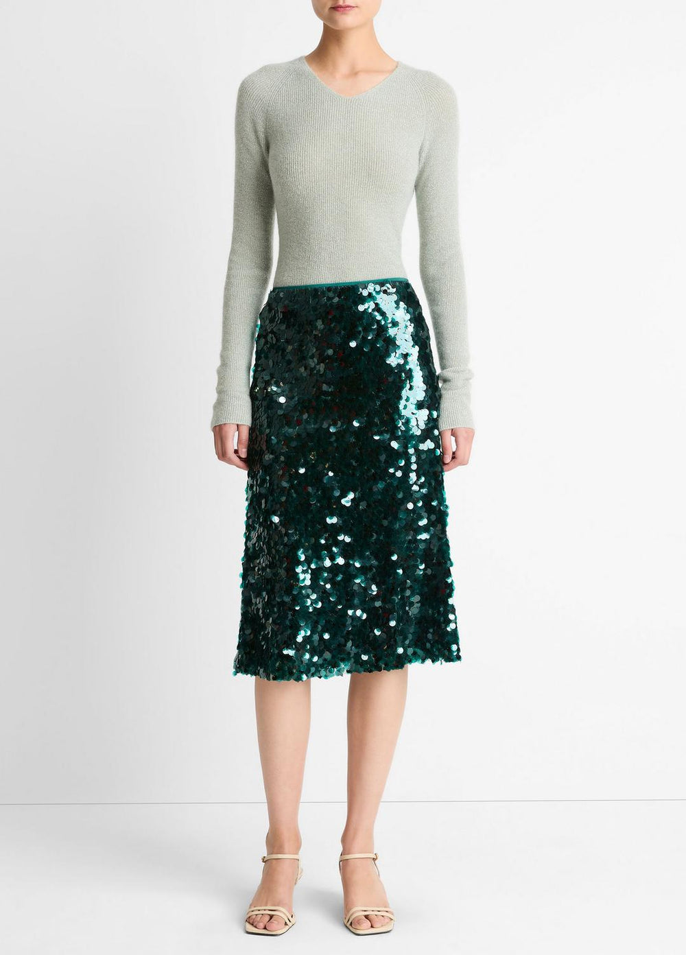 Paillette Bias Skirt in Skirts | Vince outlet