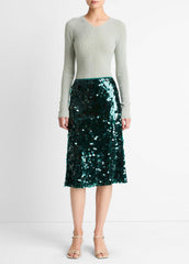 Paillette Bias Skirt in Skirts | Vince outlet