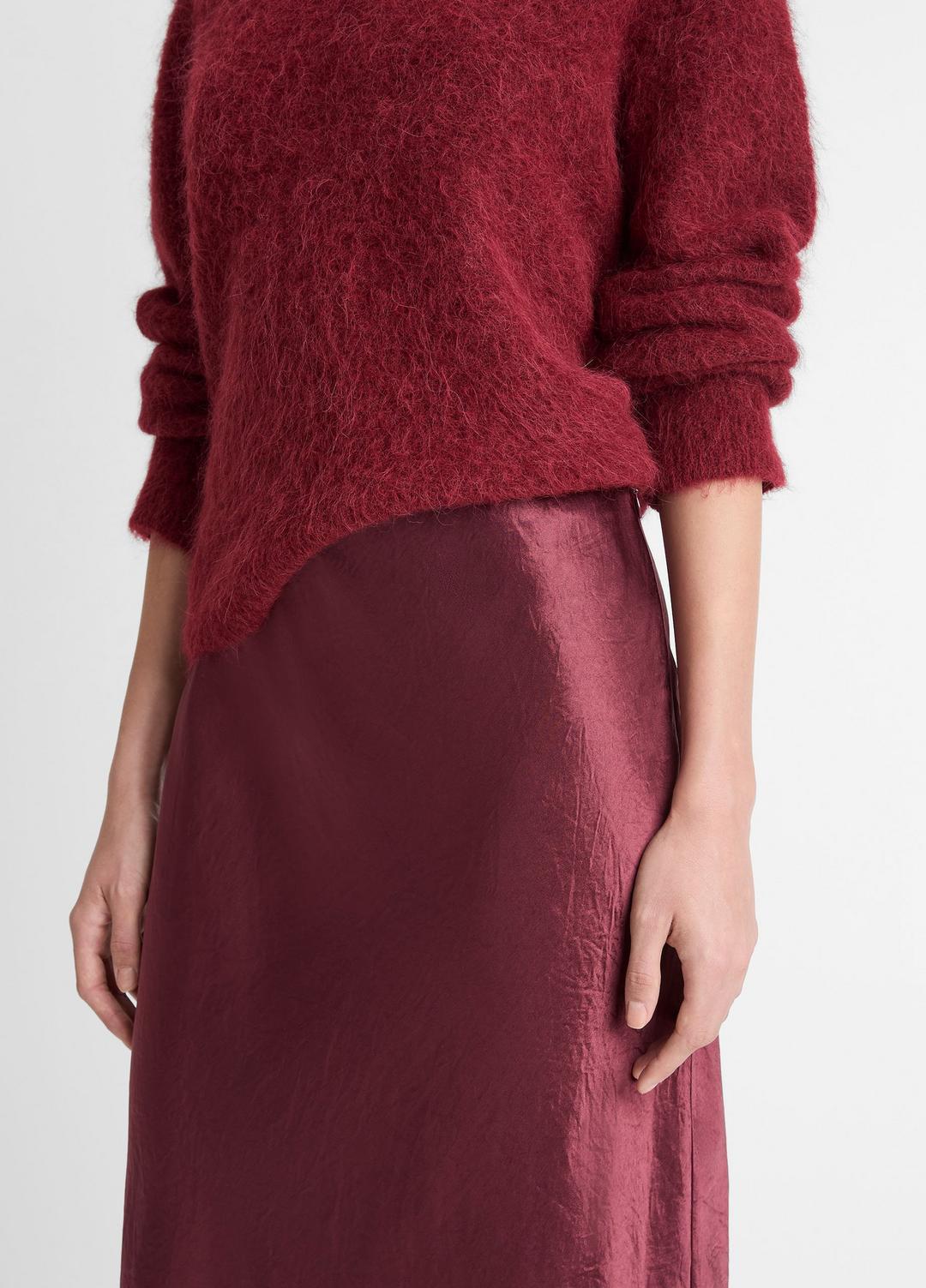 Satin Side-Slit Slip Skirt in Skirts | Vince sale