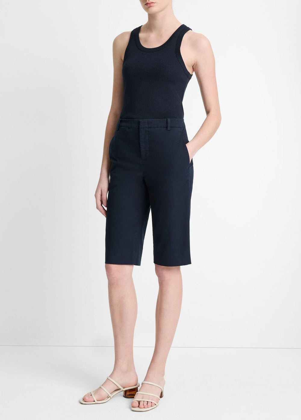 Italian Stretch-Cotton Chino Short in Shorts | Vince discount
