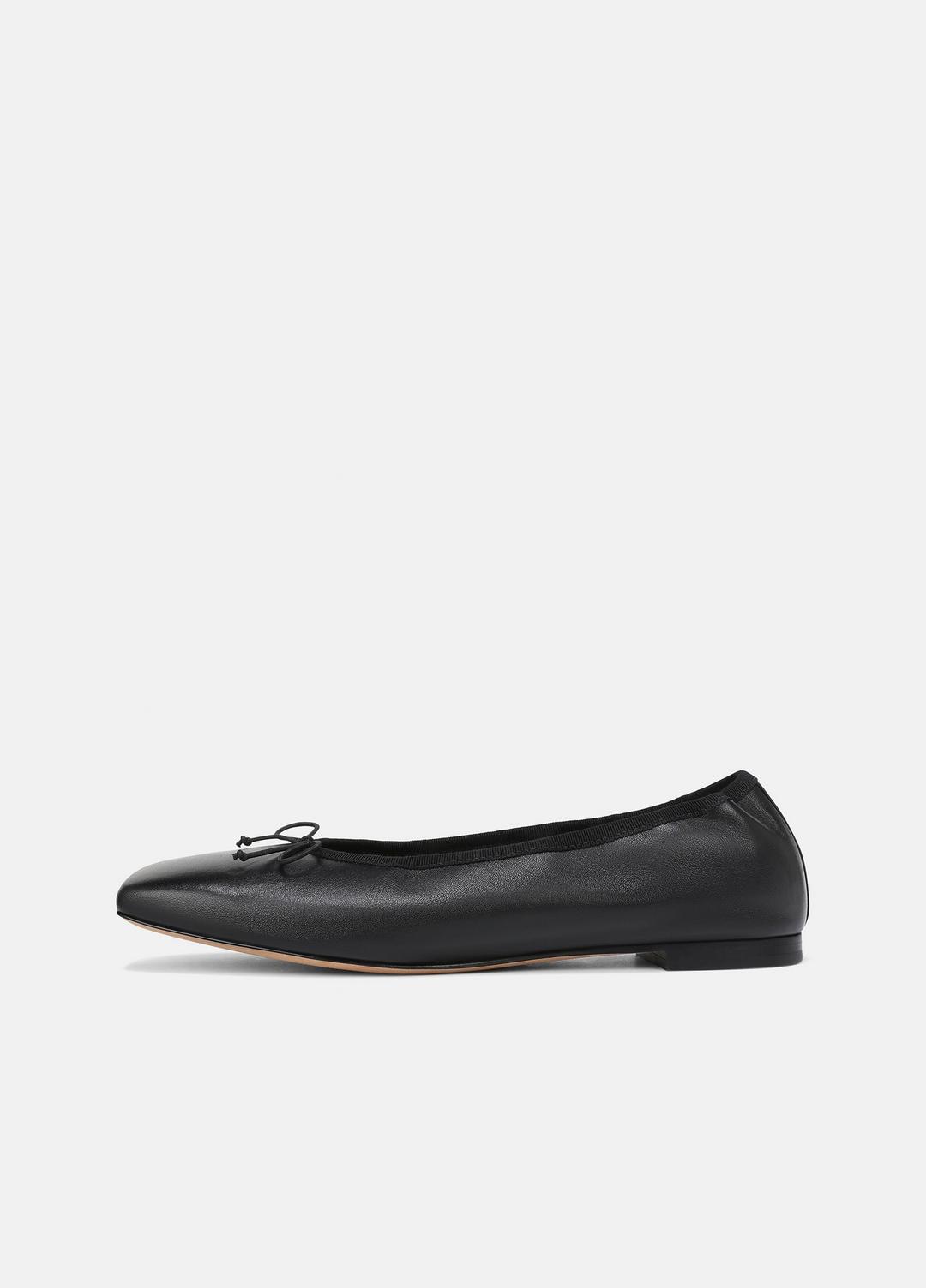 Darla Leather Ballet Flat in Loafers & Flats | Vince Online