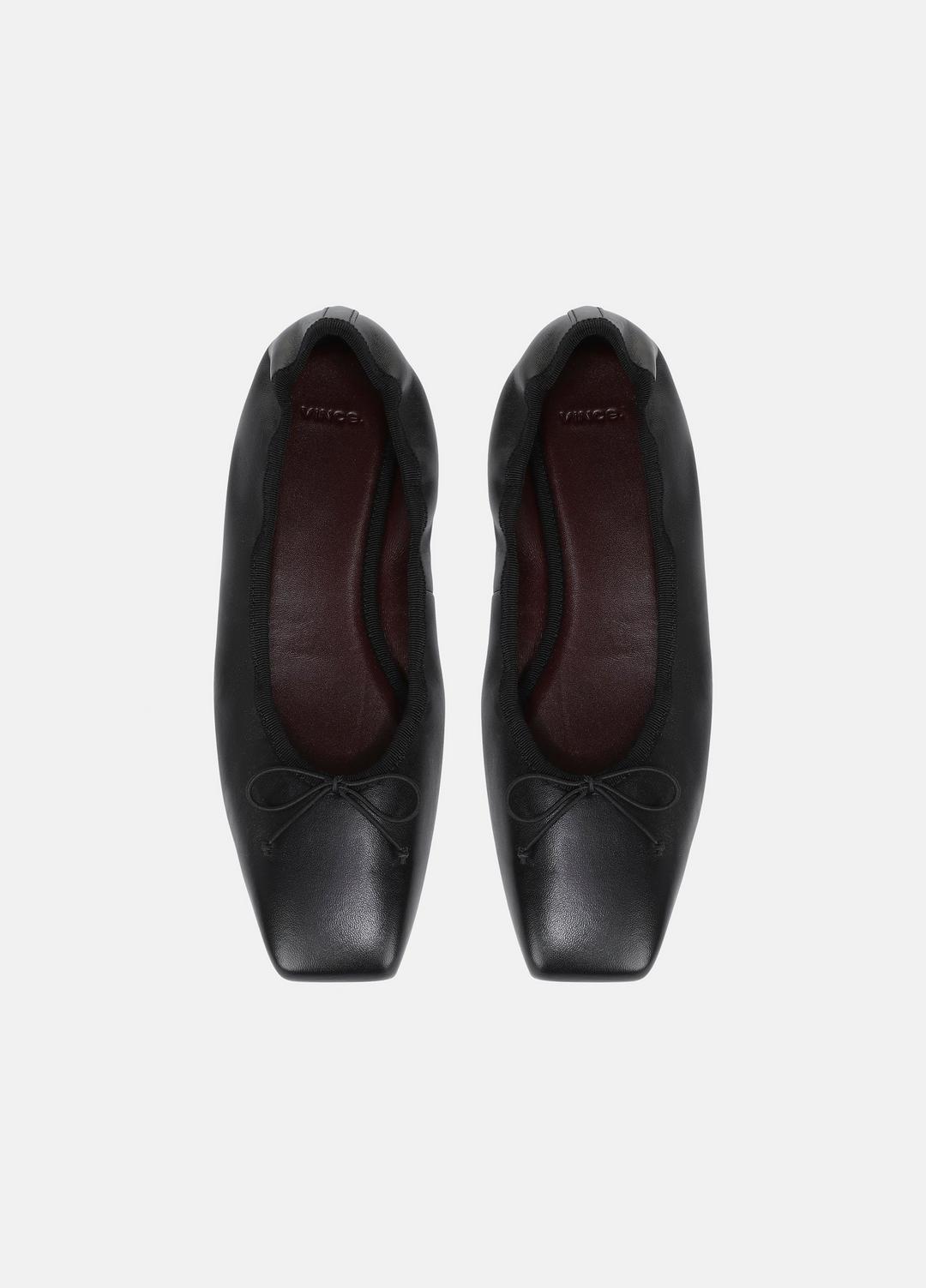 Darla Leather Ballet Flat in Loafers & Flats | Vince Online