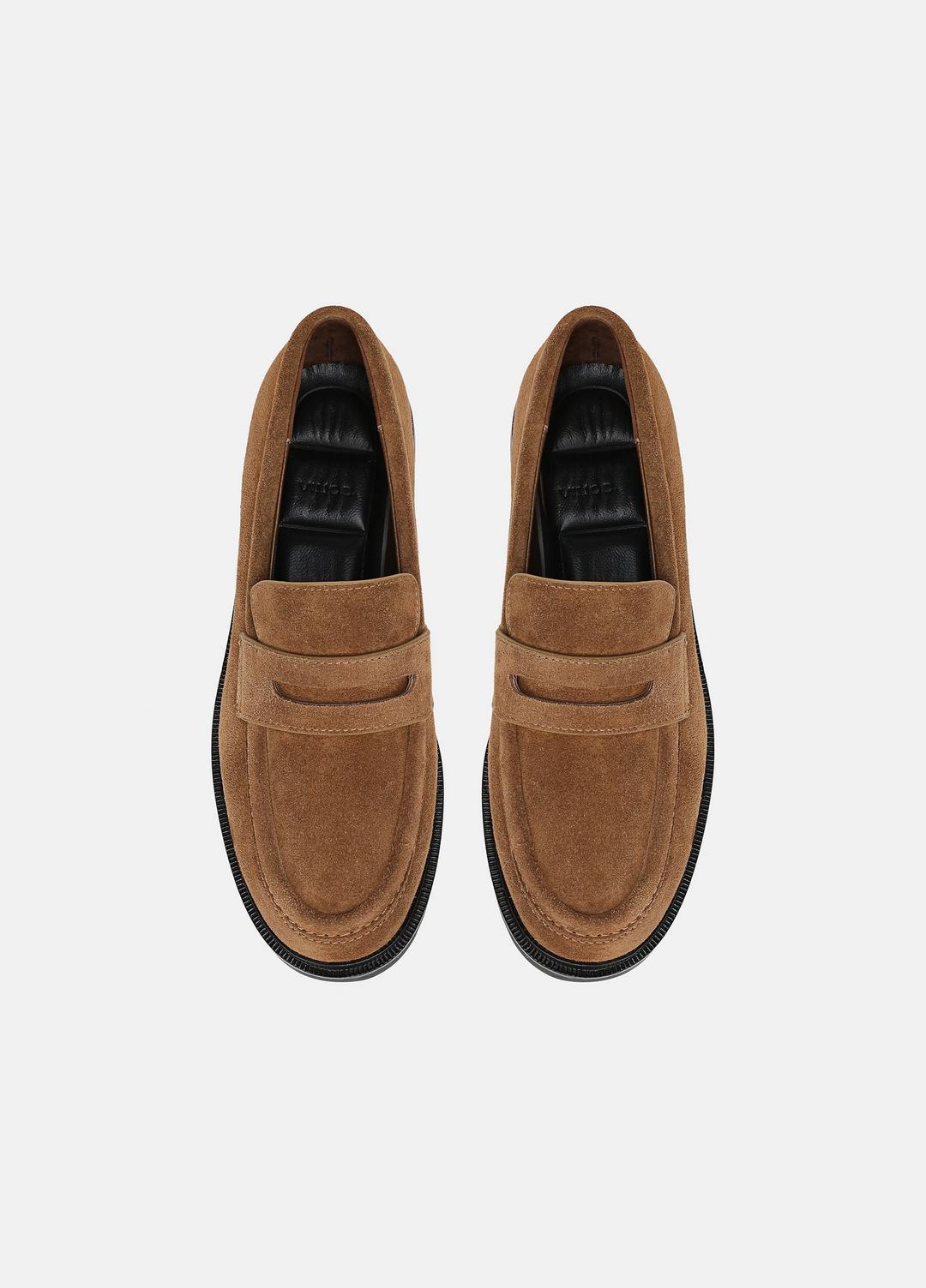 Siena Suede Lug-Sole Loafer in Loafers & Flats | Vince discount