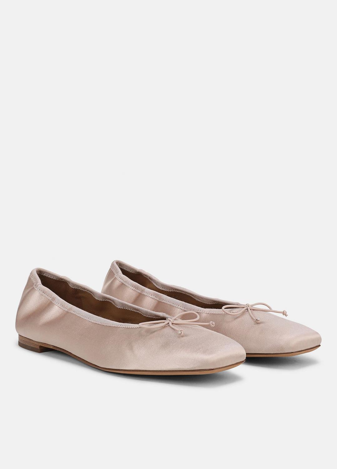 Darla Satin Ballet Flat in Loafers & Flats | Vince for sale