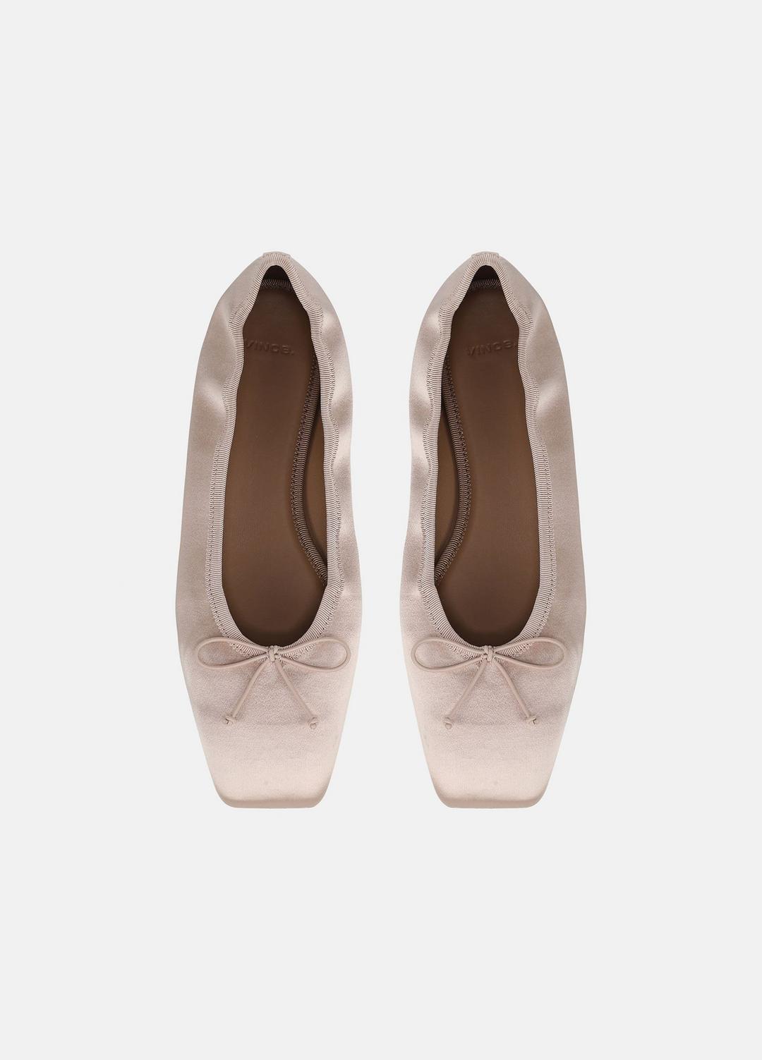 Darla Satin Ballet Flat in Loafers & Flats | Vince for sale