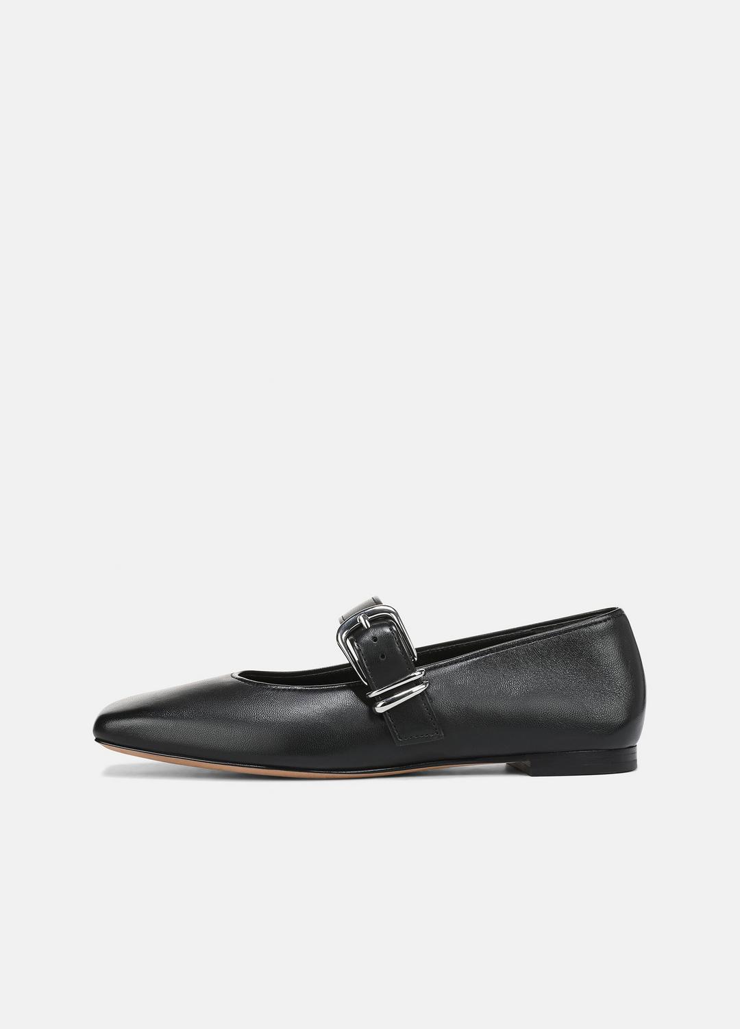 Daniela Leather Mary Jane Flat in Loafers & Flats | Vince Online