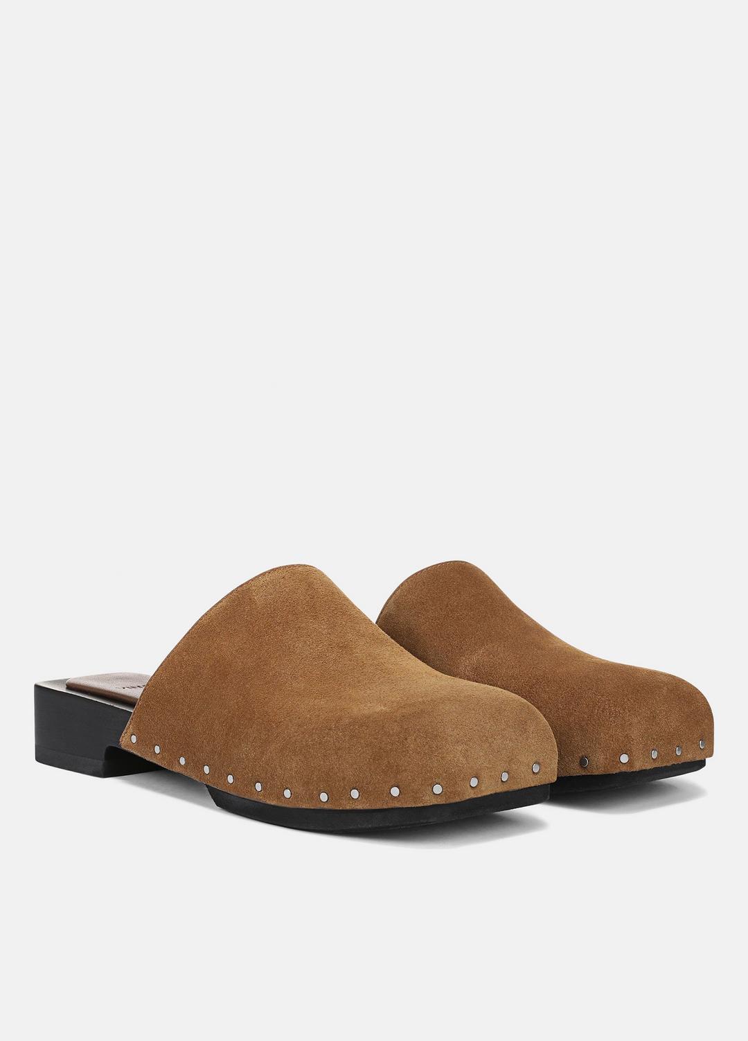 Margarita Suede Clog in Loafers & Flats | Vince for sale