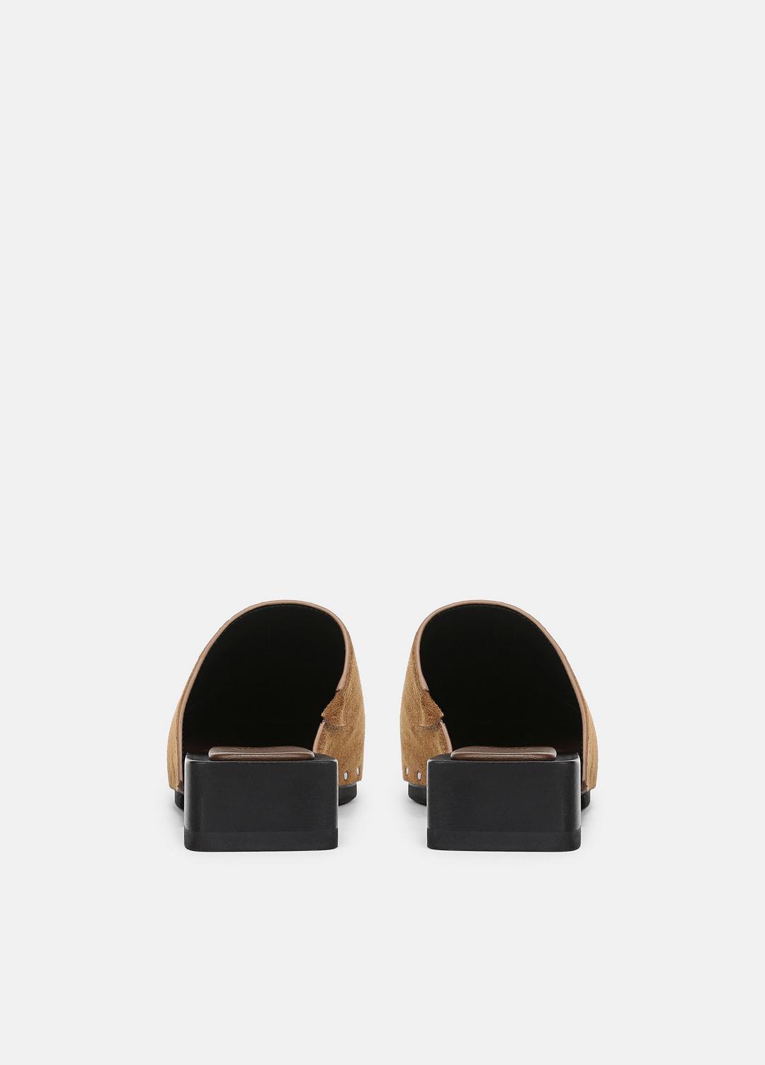Margarita Suede Clog in Loafers & Flats | Vince for sale