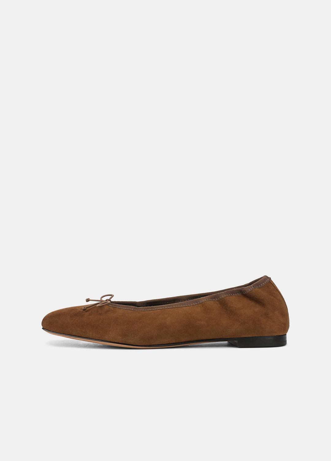 Darla Suede Ballet Flat in Loafers & Flats | Vince Online