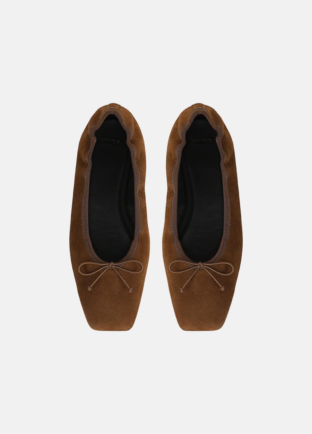 Darla Suede Ballet Flat in Loafers & Flats | Vince Online
