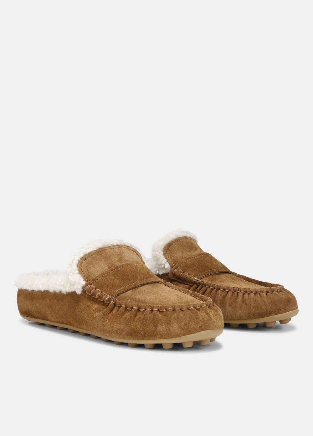 Berkley Shearling Driving Mule in Loafers & Flats | Vince near me