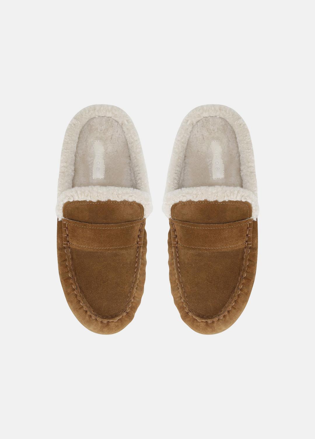 Berkley Shearling Driving Mule in Loafers & Flats | Vince near me