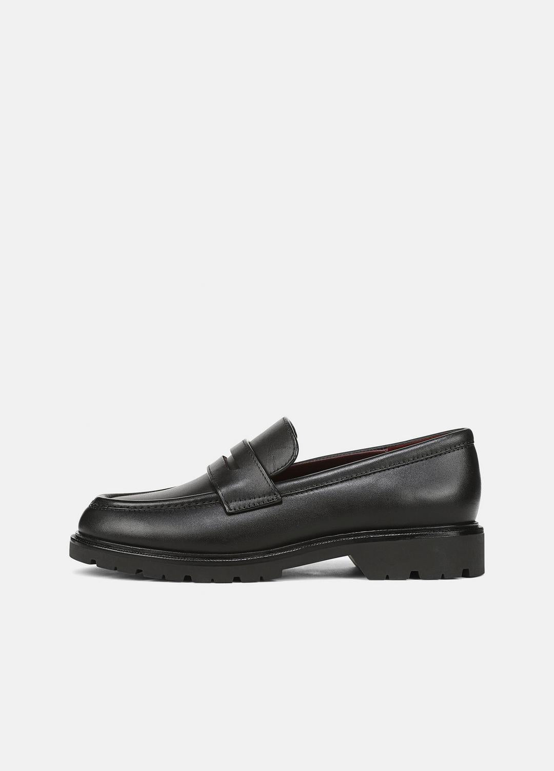 Siena Leather Lug-Sole Loafer in Loafers & Flats | Vince outlet
