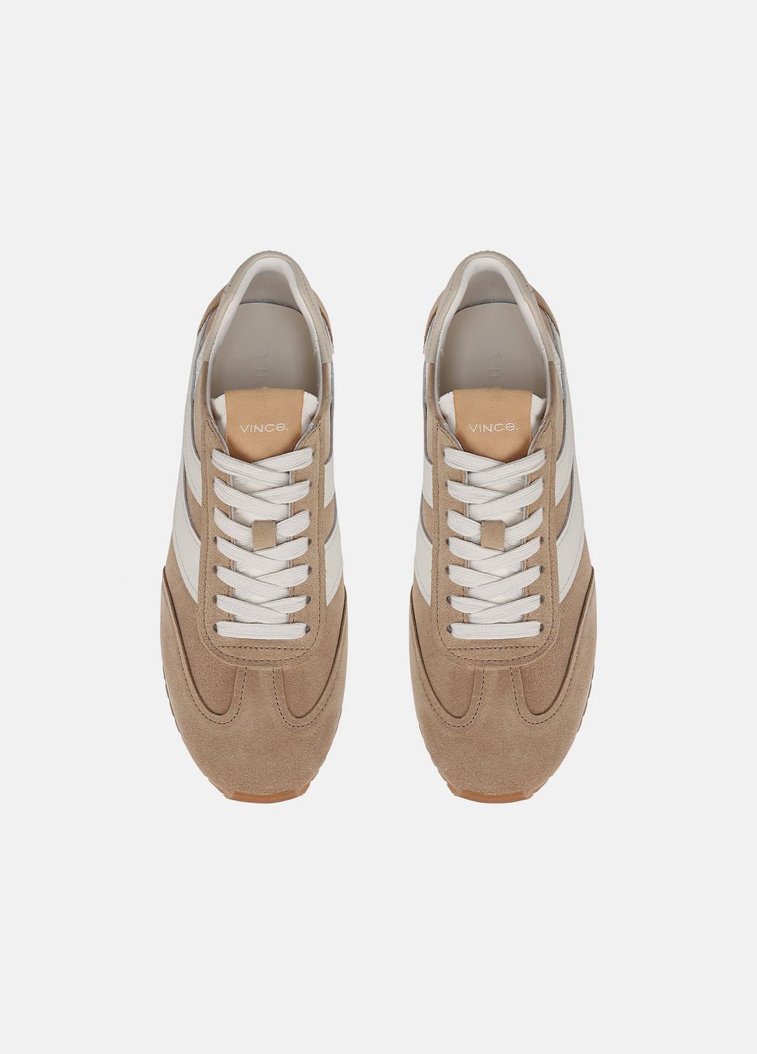 Oasis Suede and Leather Runner Sneaker in Sneakers | Vince for sale