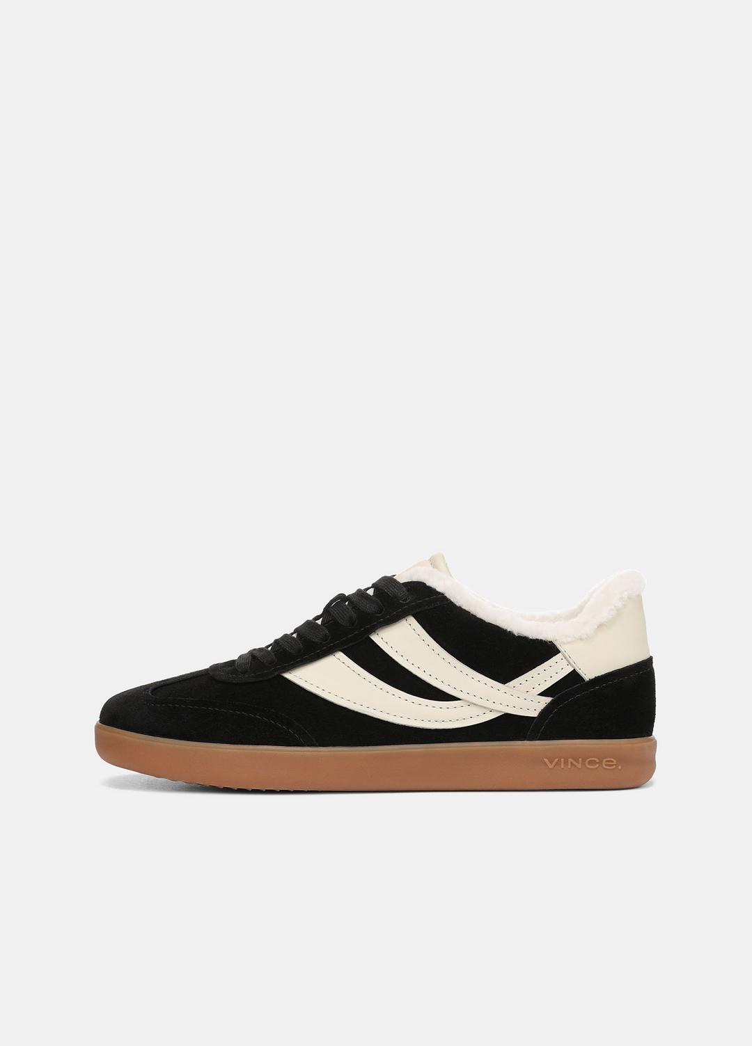 Oasis Suede & Shearling Sneaker in Sneakers | Vince on sale