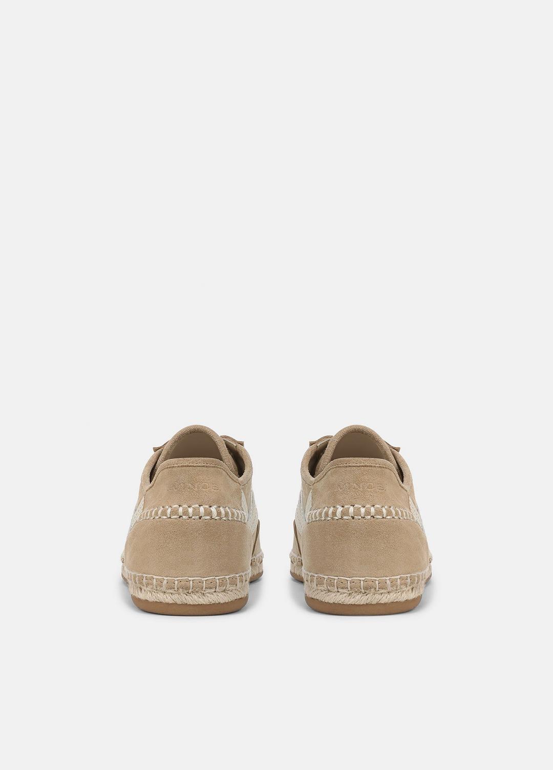 Oasis Suede & Leather Espadrille Sneaker in Sneakers | Vince US