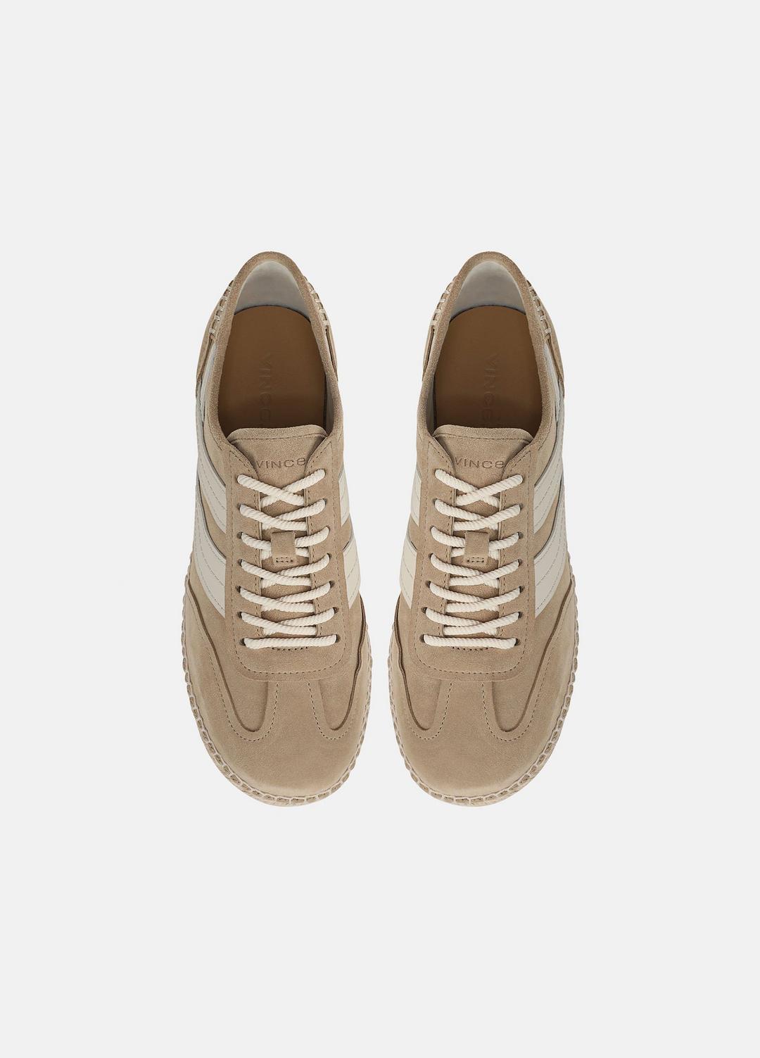 Oasis Suede & Leather Espadrille Sneaker in Sneakers | Vince US