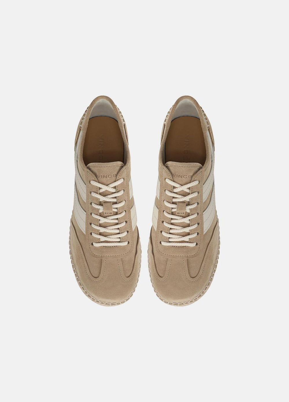 Oasis Suede & Leather Espadrille Sneaker in Sneakers | Vince US