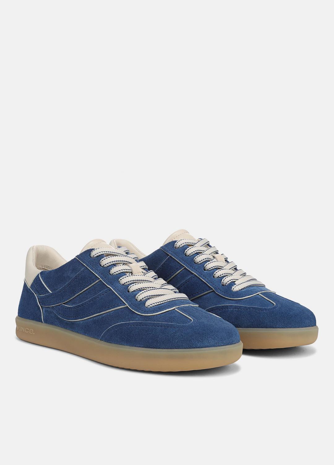 Oasis Contrast-Edge Suede Sneaker in Sneakers | Vince near me