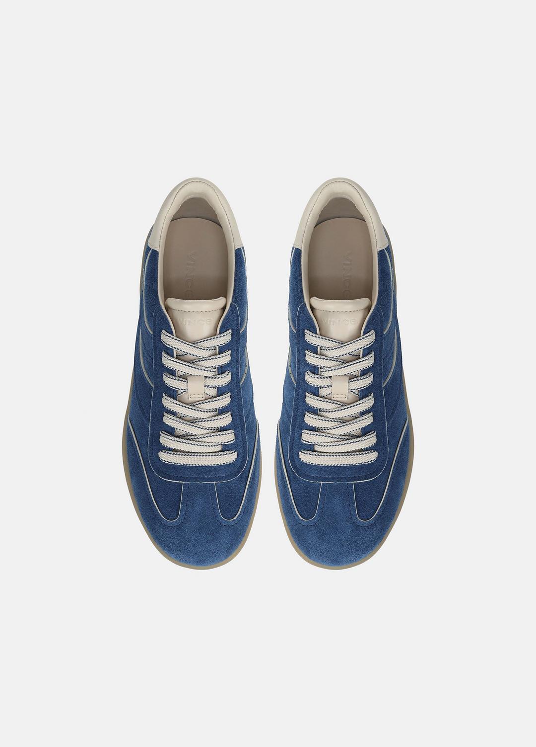 Oasis Contrast-Edge Suede Sneaker in Sneakers | Vince near me