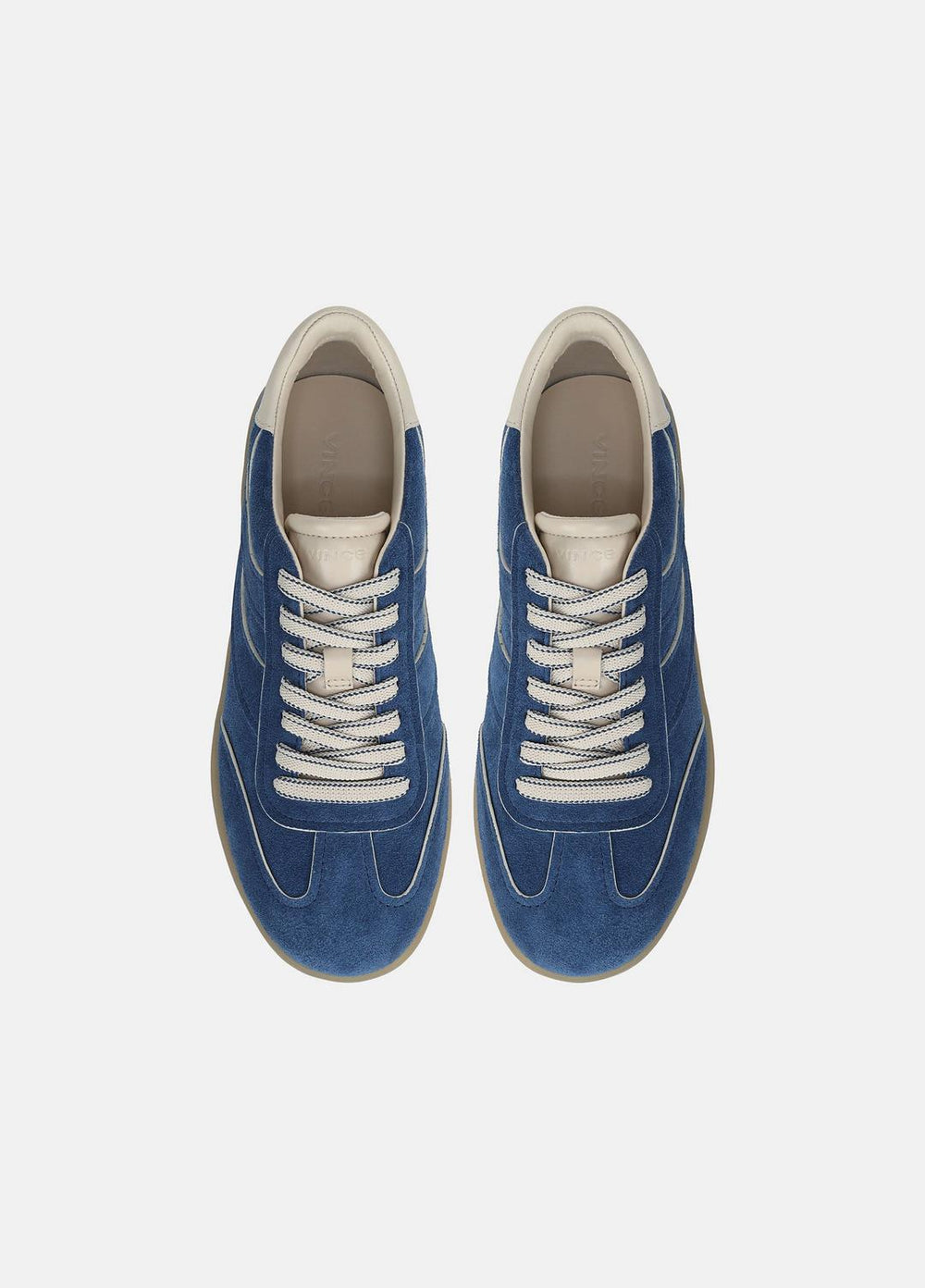 Oasis Contrast-Edge Suede Sneaker in Sneakers | Vince near me